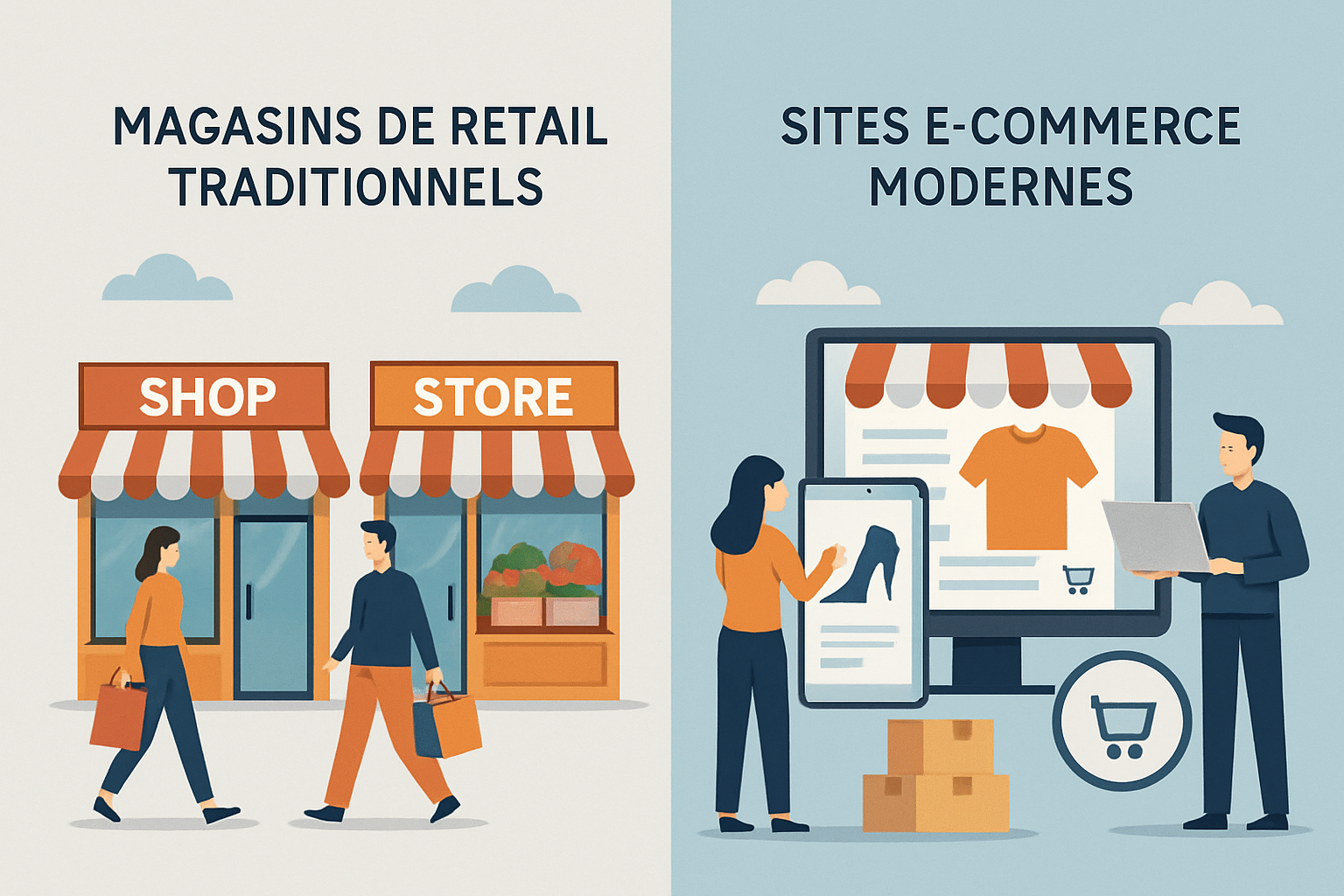 découvrez les principales différences entre le retail et l'e-commerce dans cet article. nous explorons les caractéristiques, les stratégies et les expériences d'achat uniques de chaque modèle, afin de vous aider à mieux comprendre ces deux secteurs complémentaires.